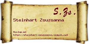 Steinhart Zsuzsanna névjegykártya